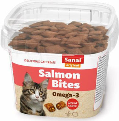 Sanal Fish Bites Snack Treats with Fish for Adult Cats 75gr