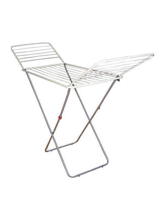 Newest DC-100A Folding Floor Clothes Drying Rack Stainless Steel with Hanging Length 18m