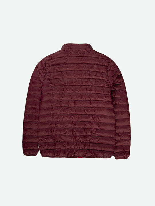 Зимно Мъжко Puffer Якето Вино