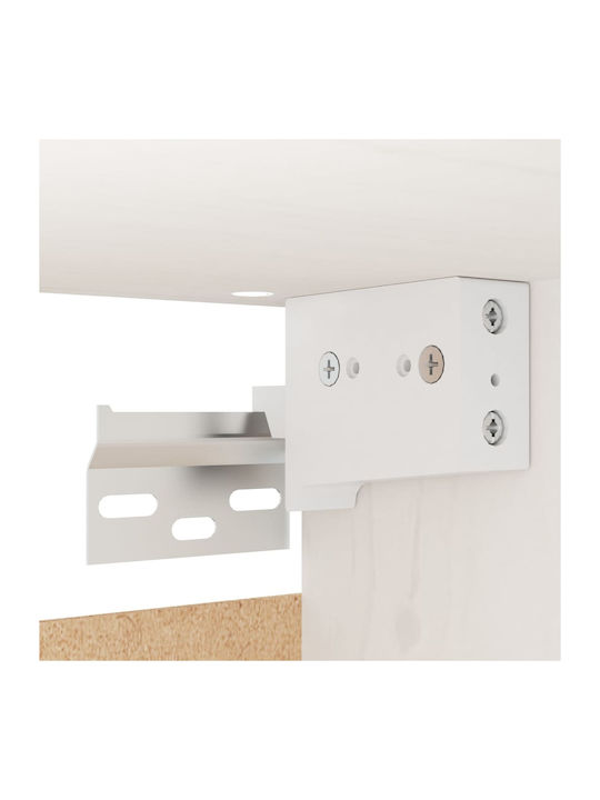 Cabinet Wall White 30x30x100cm