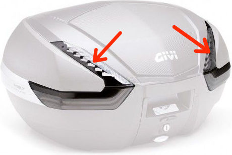 Givi Ανακλαστικό Κρύσταλλο για V47NNT Γκρι Φιμέ