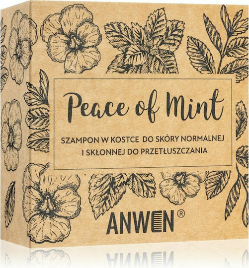 Anwen Peace Of Mint Στέρεο Σαμπουάν Ενυδάτωσης & Βαθύ Καθαρισμού για Λιπαρά Μαλλιά 75gr