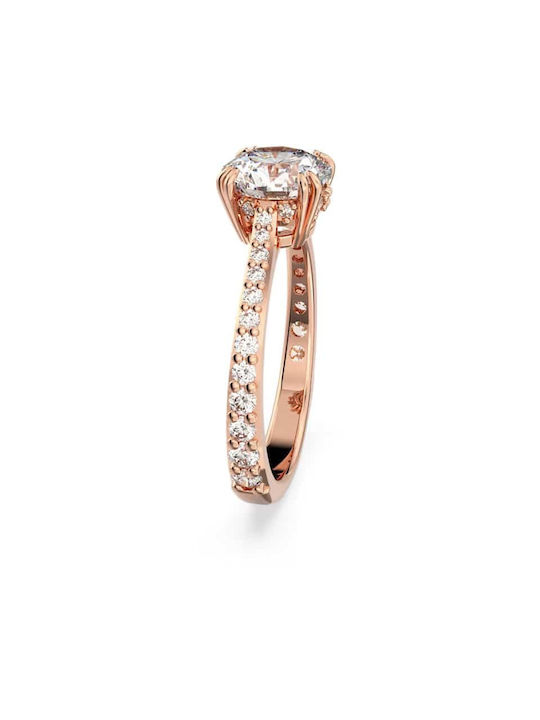 Swarovski Single Stone Constella with Rose Gold Plating