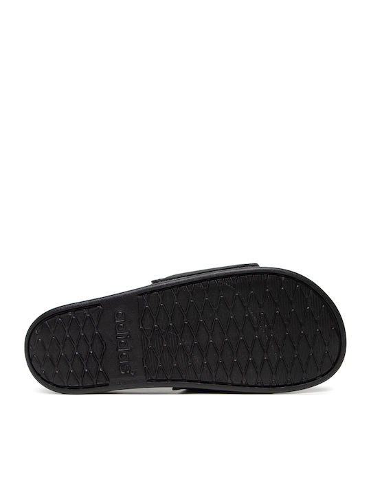 Adilette Cloudfoam Plus Logo Men's Slides Gold Metallic