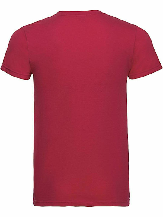 Russell Europe Men's Short Sleeve Promotional T-Shirt Classic Red