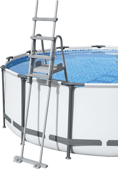 Bestway Pool Ladder from Plastic with Height 132cm Gray