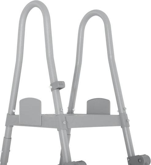 Bestway Pool Ladder from Plastic with Height 132cm Gray
