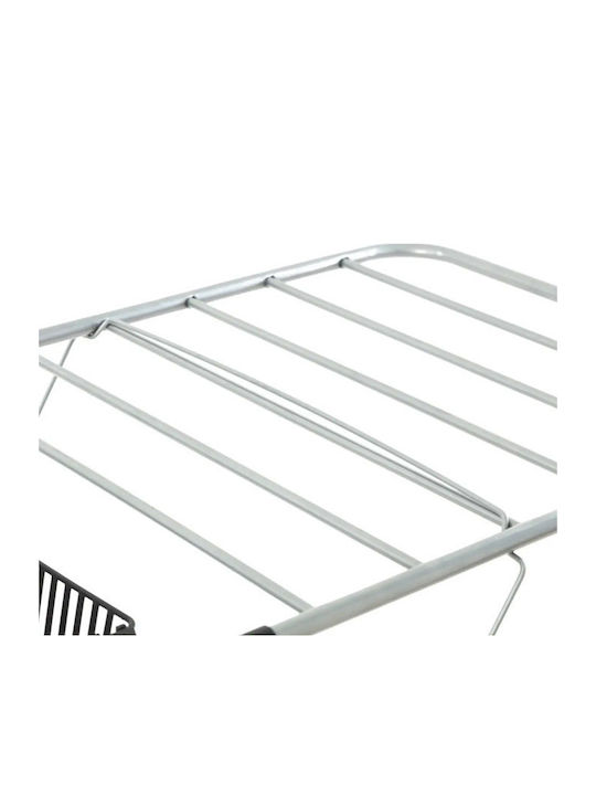 5Five Accona Plus Stainless Steel Folding Floor Clothes Drying Rack with Hanging Length 13m