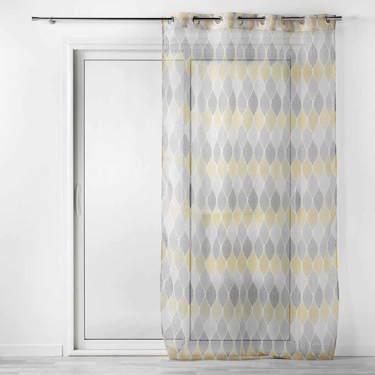 L-C Winter Green Voilage με Τρουκς Jaune 140x240εκ.