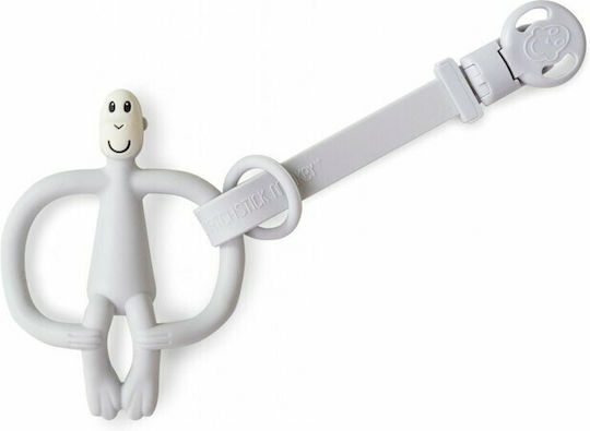 Matchstick Monkey Clip Schnuller aus Silikon Mehrfarbig
