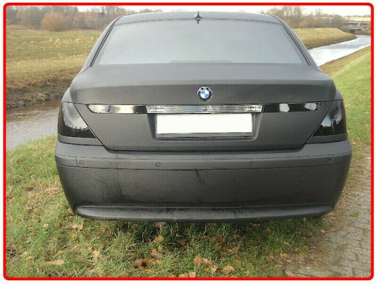 mcCarbon Car Membrane Stickers Carbon 100 x 60cm for Car Lights in Black Color 1pcs
