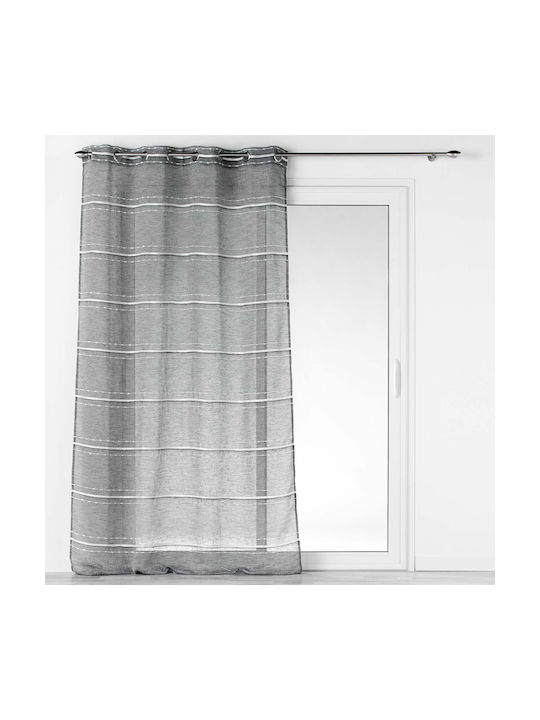 Spitishop Vorhänge mit Grommet L-C Aloria Graue 140x240cm