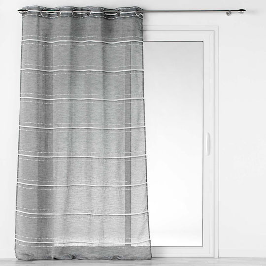 L-C Aloria Cu Capse Gri 140x240cm