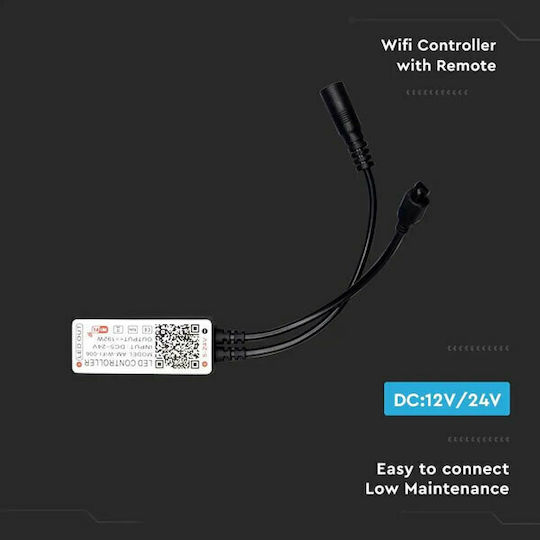 V-TAC Ασύρματο Controller για Ρυθμιζόμενο Λευκό Wi-Fi με Τηλεχειριστήριο Χειρός 2902