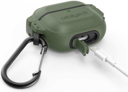 Catalyst Total Protection Калъф с кука Army Green за Apple AirPods 3