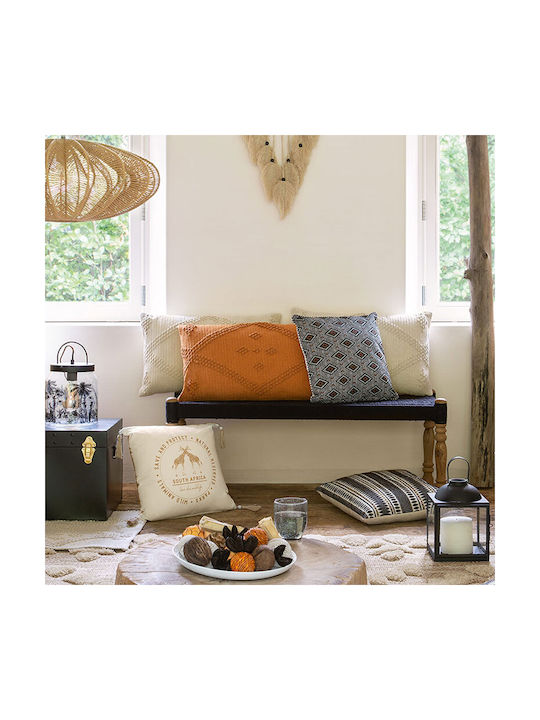 Sofa Cushion A-S Safari 100% Cotton Ocre 38x58cm
