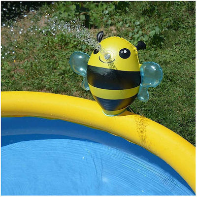 Jilong Kids Swimming Pool PVC Inflatable with Water Sprayer Bee 150x150x40cm