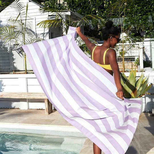 Dock & Bay Microfiber Body Towel Purple 200x90cm