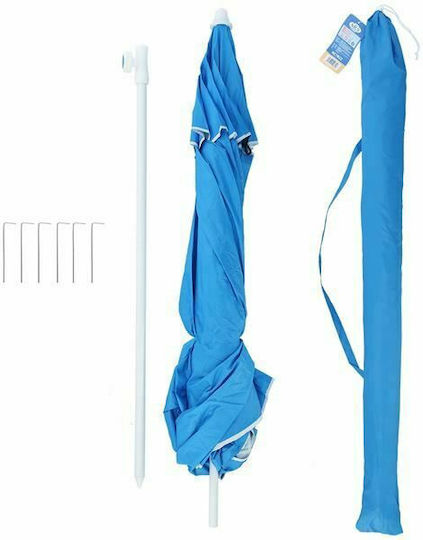 Nils NC7822 Beach Umbrella Diameter 2.2m Blue
