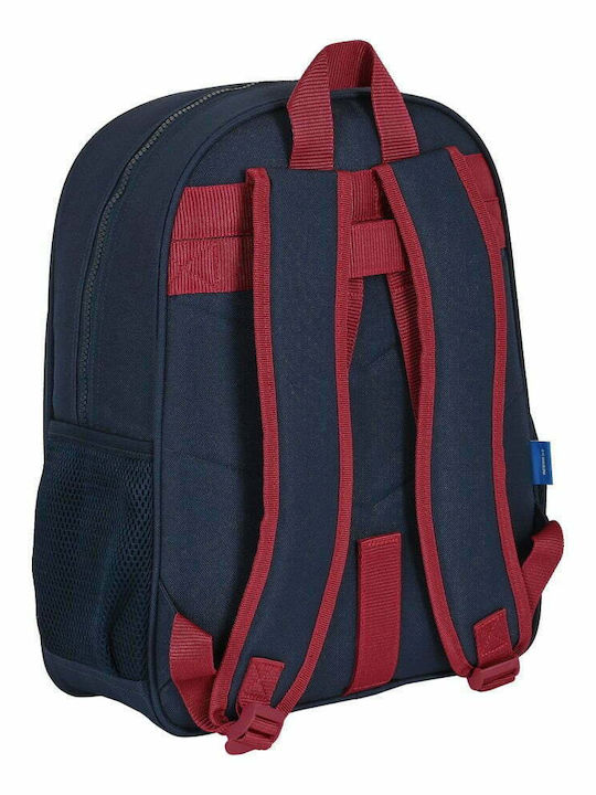 F.C. Barcelona School Bag Backpack Elementary, Elementary in Blue color