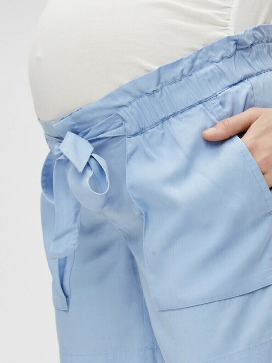 Maternity Bermuda Shorts Light Blue