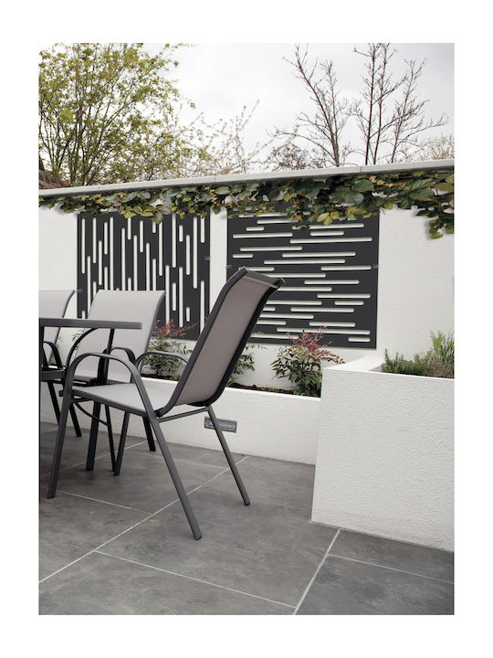 Spalier Garten Nautic aus Kunststoff in Gray Farbe 100x100cm 1Stück