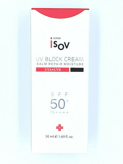 Isov Uv Block Sunscreen Cream Face SPF50 50ml