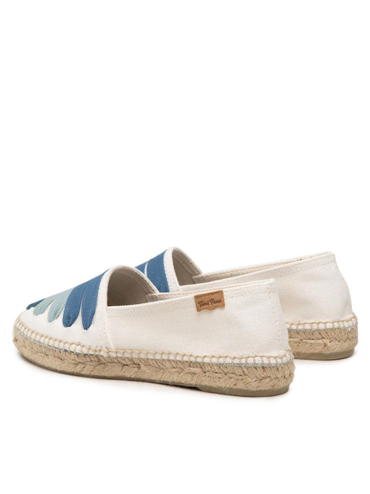 Rose-Cm Women's Fabric Espadrilles White