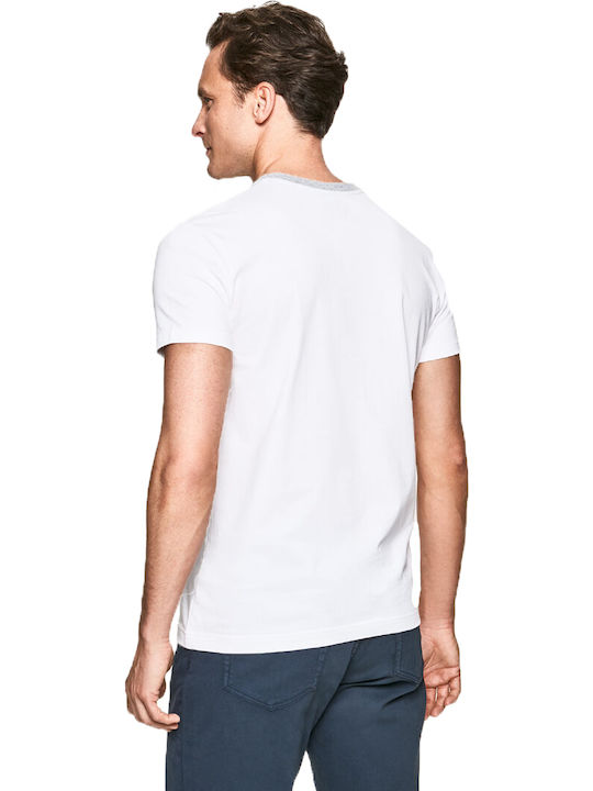 Hackett Herren T-Shirt Kurzarm Weiß