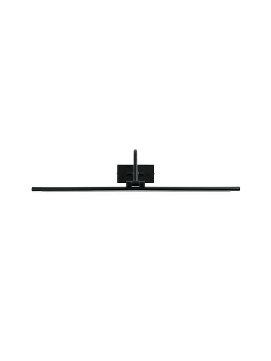 GloboStar Mira Modern Lamp Bathroom with Integrated LED and Natural White Light Black 60x13cm