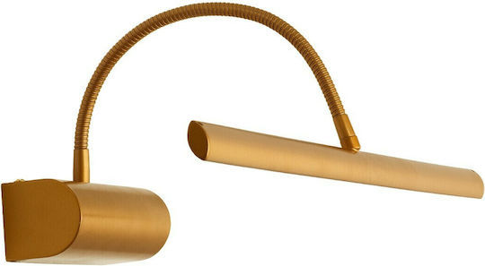 GloboStar Trois Modern Lamp Bathroom with Integrated LED and Natural White Light Copper 60x18cm