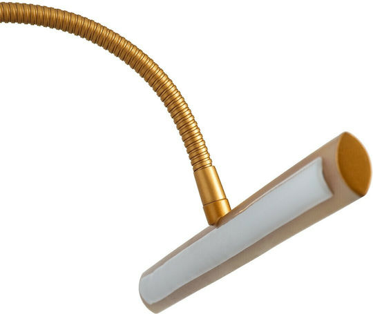 GloboStar Trois Modern Lamp Bathroom with Integrated LED and Natural White Light Copper 60x18cm