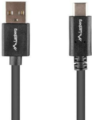 Lanberg USB 2.0 Cable USB-C Male - USB-A Black 1.8m