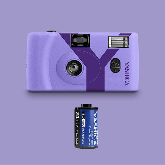 Yashica MF1 Set Φωτογραφική Μηχανή με Film Lavender