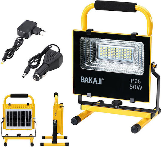Bakaji Προβολέας Εργασίας Μπαταρίας LED IP65 με Φωτεινότητα έως 504lm