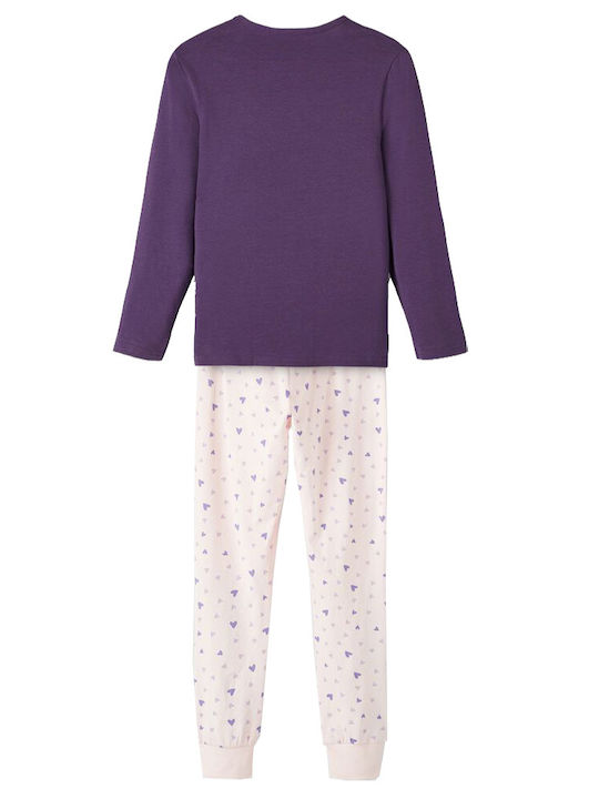 Name It Pijama pentru copii De iarnă Din bumbac Violet Name It Pijama pentru copii De iarnă Din bumbac Violet