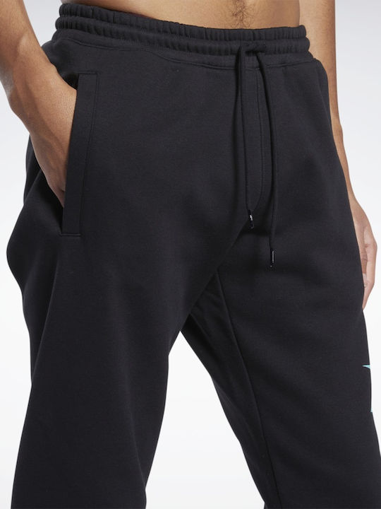 Pantaloni de trening cu Elastic Negru