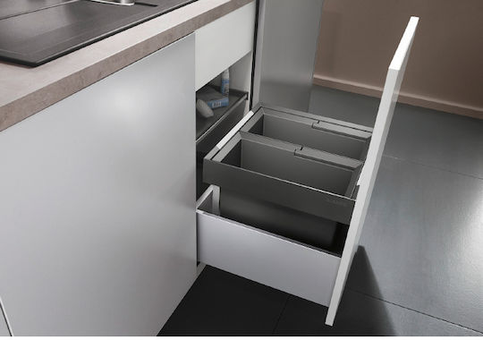 Blanco Кошче Flexon II 45/2 За Рециклиране За Шкаф Пластмасово Черно 32л