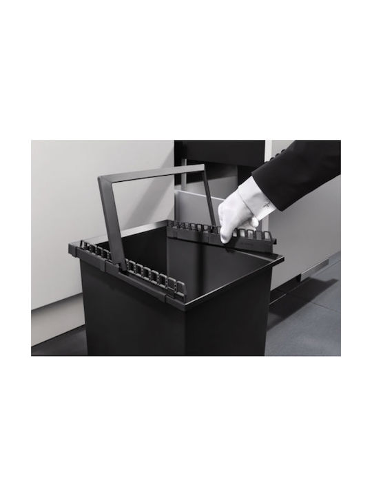 Blanco Flexon II 30/1 Plastic Cupboard Bin 19lt Black