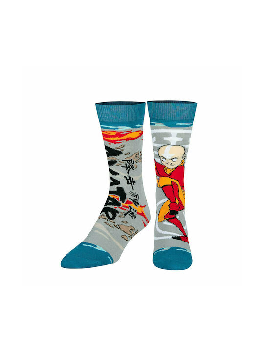 Odd Sox Aang Last Airbender Ανδρικές Κάλτσες με Σχέδια Πολύχρωμες