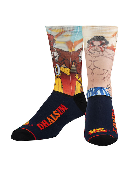 Odd Sox X Street Fighter Herren Gemusterte Socken Mehrfarbig 1Pack