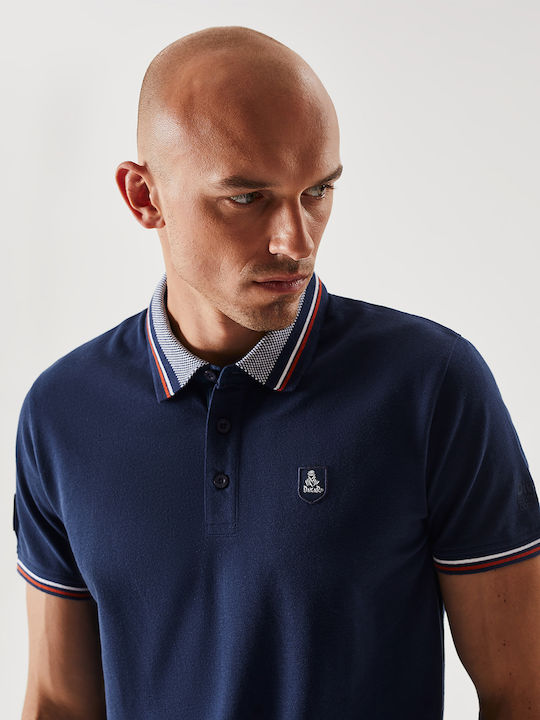 Dakar Polo Pike with Short Sleeve DKR CL P II - NAVY