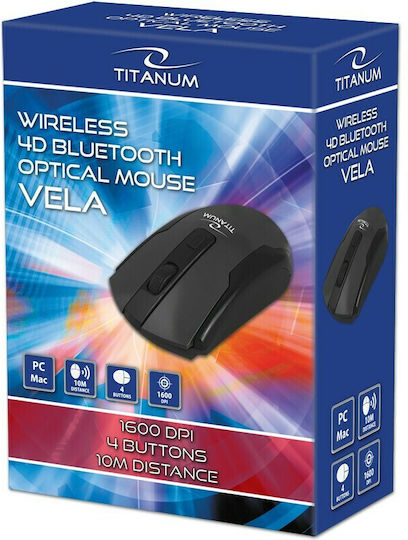 Esperanza Vela Wireless Ergonomic Mouse Black