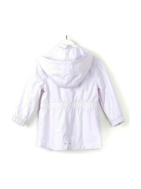 Losan Kids Parka Long with Lining & Protection Hood White