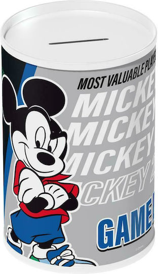 Διακάκης Mickey Παιδικός Κουμπαράς Μεταλλικός Πολύχρωμος 10x10x15cm