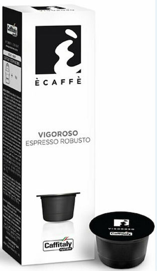 Caffitaly Capsule Espresso Vigoroso Compatibile cu Mașina Caffitaly 10capace