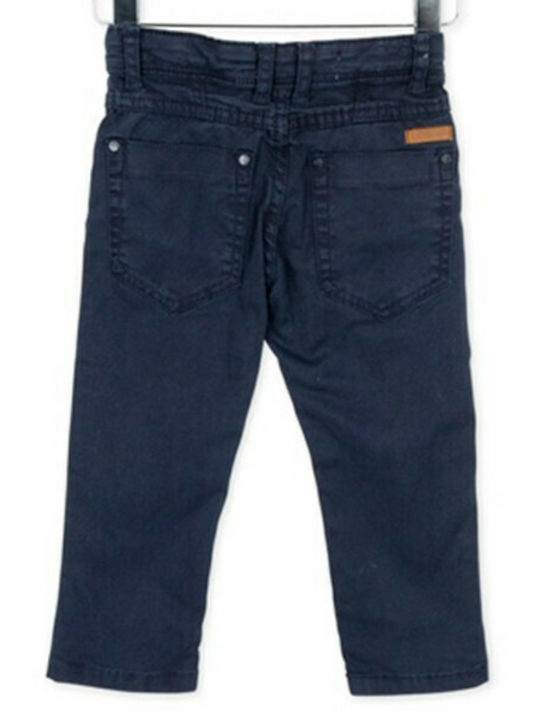 Losan Boys Fabric Trouser Navy Blue