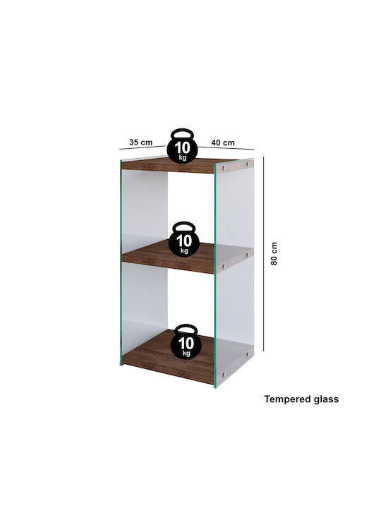 Bookcase Cherry 40x35x80cm