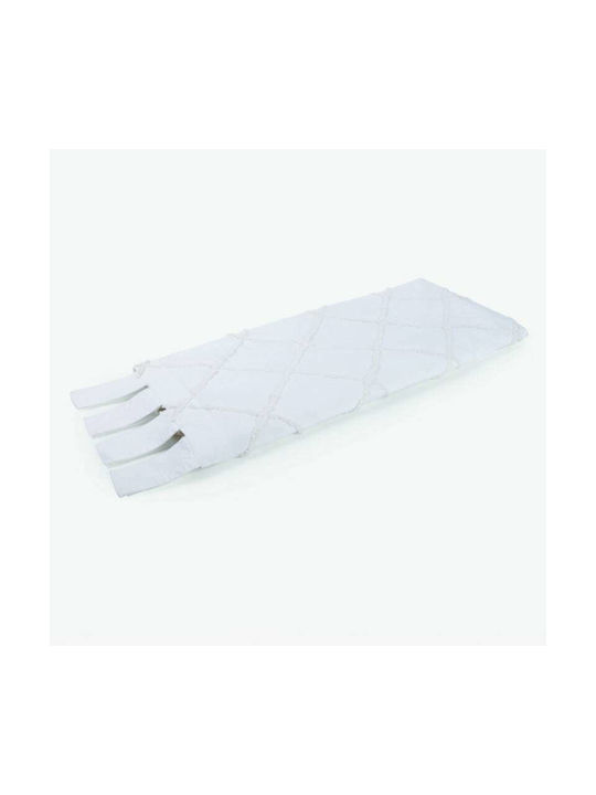 Calma House Curtain with Tab Top Royal White 140x280cm