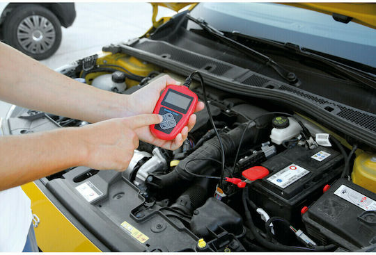 Lampa L7026.8 Ψηφιακό Battery Tester με Κροκοδειλάκια